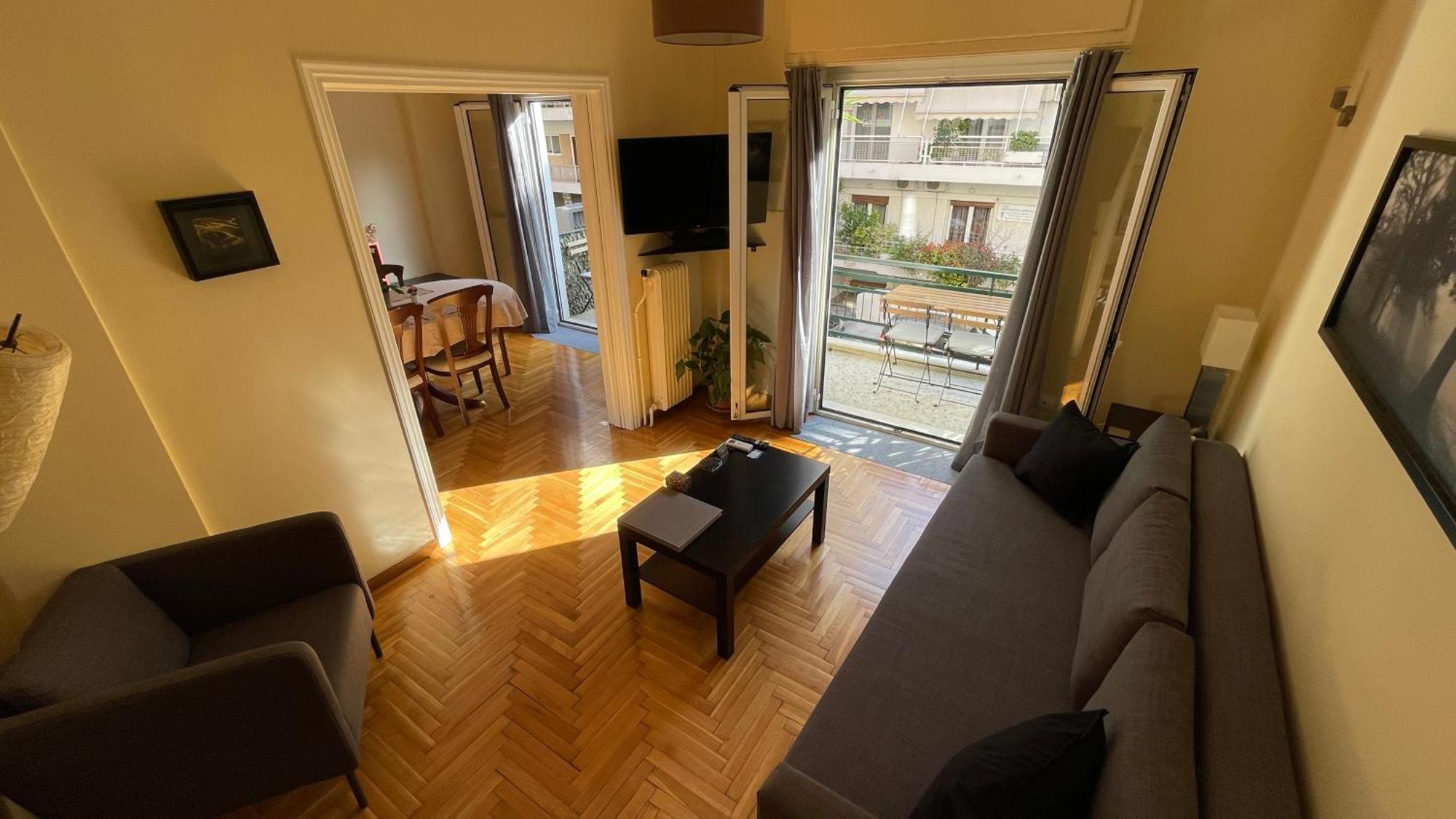 אתונה 4 Newly Renovated Charming Apartments Steps From Panormou Metro Station חדר תמונה